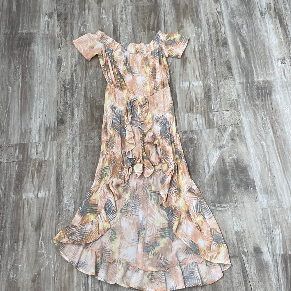 Off the shoulder jumpsuit dress